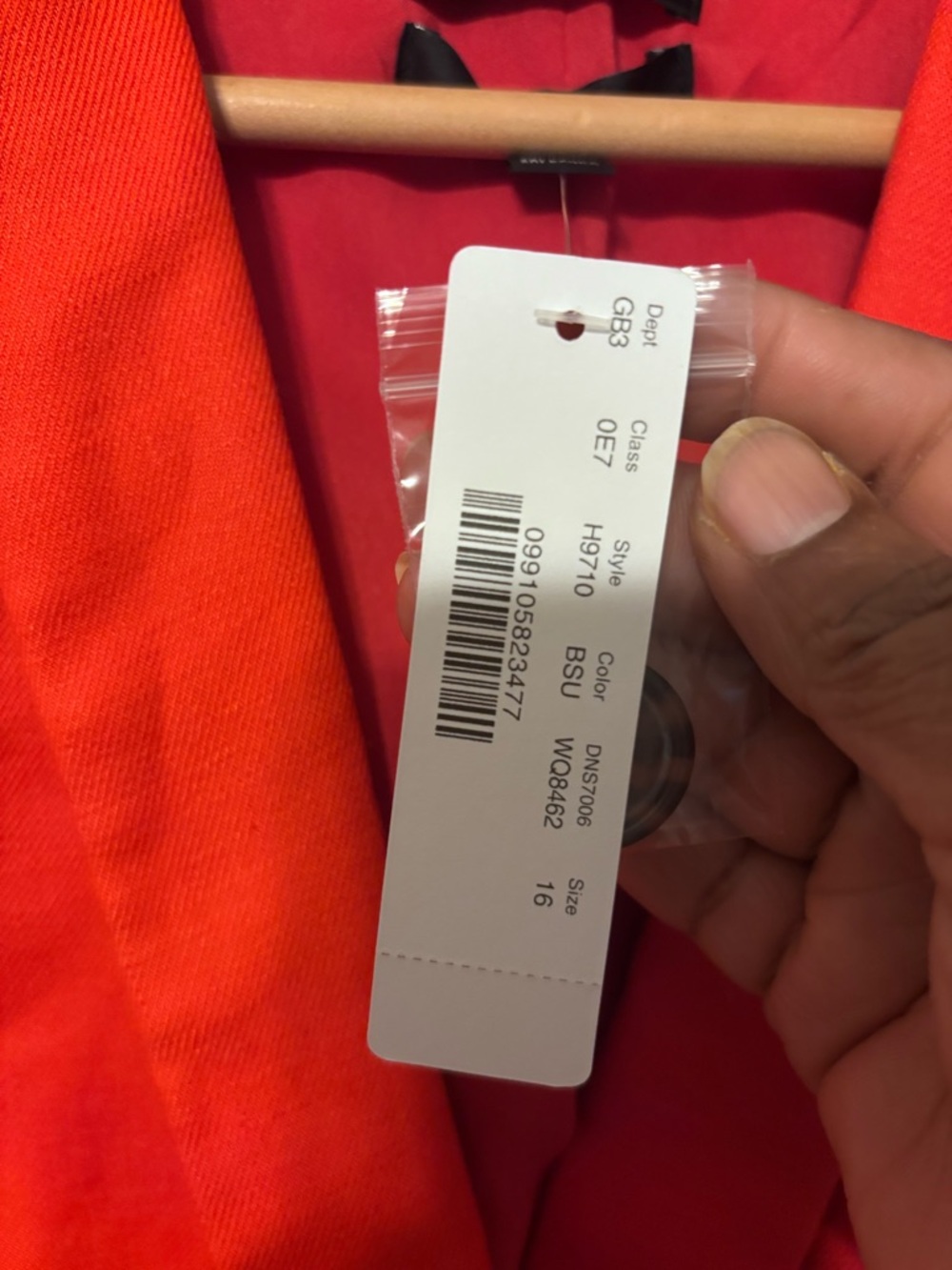J. Crew Vibrant Red Linen Single-Button Blazer - Picture 3 of 3